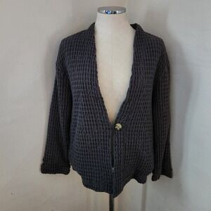 Mododoc Gray Single Button Cardigan‎ Women's XS